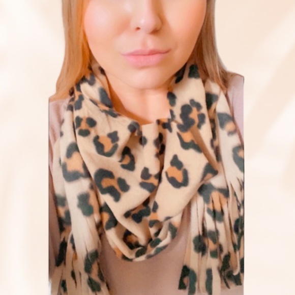 ✌🏼 #1323 Comfy Cute Animal Print Scarf - Picture 6 of 17